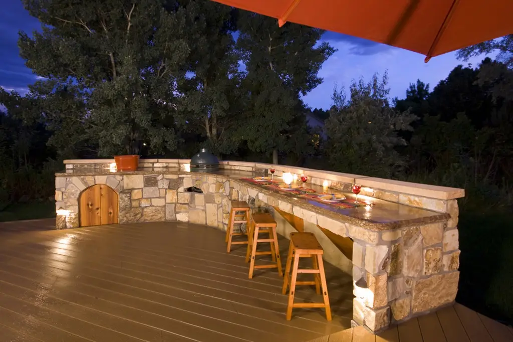 A well-crafted outdoor flatwork hardscape near the main front area, featuring durable concrete for a polished look