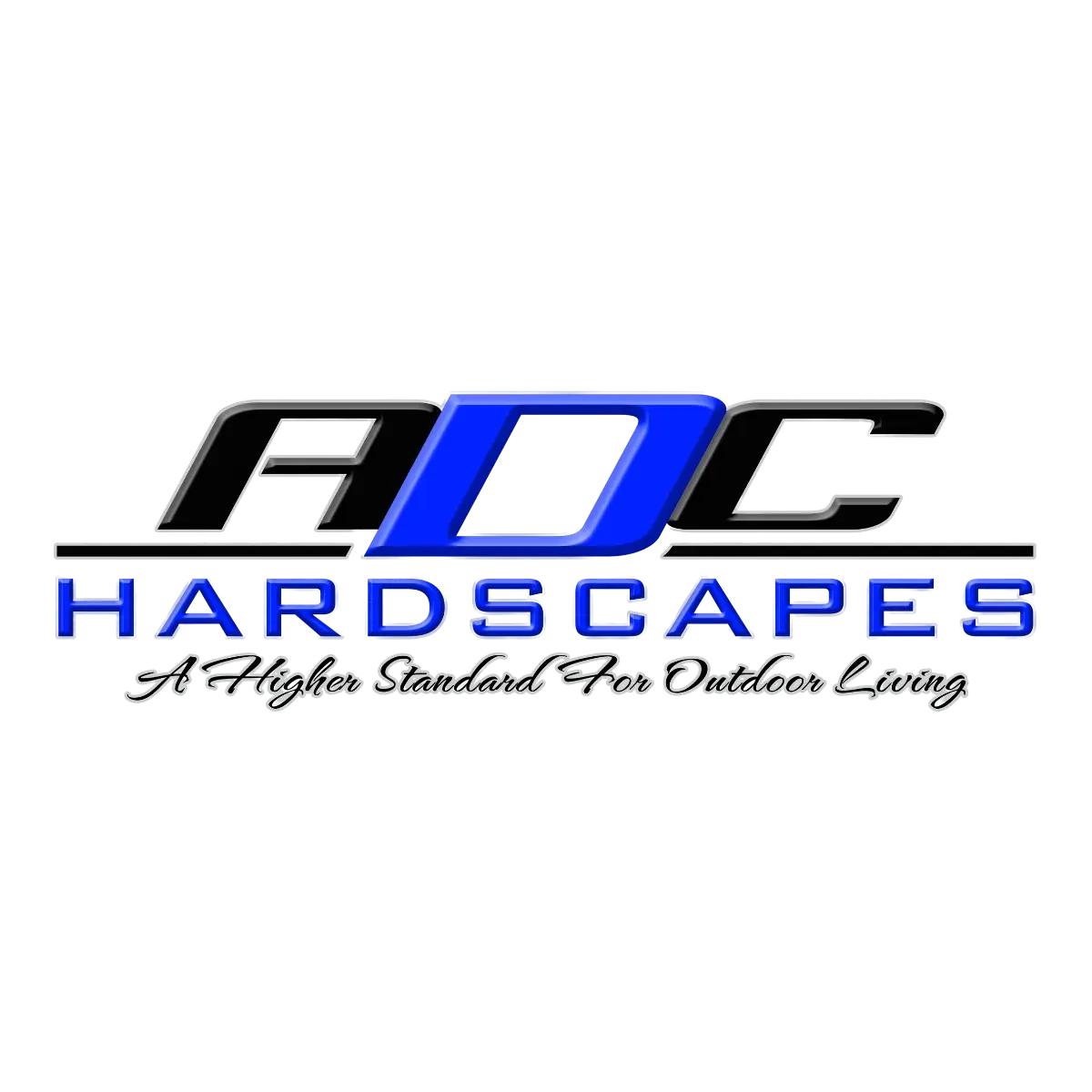 Retaining wall installation by ADC Hardscapes, showcasing quality hardscaping services for outdoor spaces.