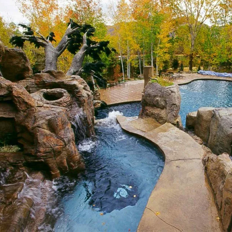 A detailed pool water feature made by ADC phone A detailed pool water feature made by ADC phone